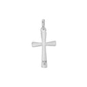 AMOR unisex pendant, rhodium-plated 925 sterling silver, back