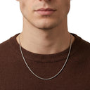 AMOR Halskette Unisex, 925 Silber rhodiniert, Ansicht 3