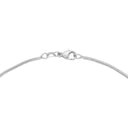 AMOR Halskette Unisex, 925 Silber rhodiniert, Verschluss
