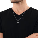 AMOR unisex pendant, rhodium-plated 925 sterling silver, view 4