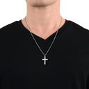 AMOR unisex pendant, rhodium-plated 925 sterling silver, view 4