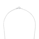 AMOR Halskette Unisex, 925 Silber rhodiniert, Verschluss