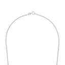 AMOR Halskette Unisex, 925 Silber rhodiniert, Verschluss