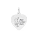 AMOR Anhänger (Halskette) Damen, 925 Silber rhodiniert, Motiv Engel Gott Schütze Dich, Ansicht 5