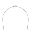AMOR Halskette Unisex, 925 Silber rhodiniert, Verschluss