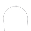 AMOR Halskette Unisex, 925 Silber rhodiniert, Verschluss