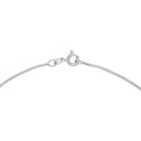 AMOR Halskette Unisex, 925 Silber rhodiniert, Verschluss