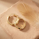 AMOR Ohrring (Creolen) Damen, 375 Gold, Ansicht 6