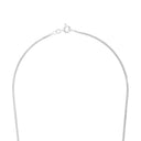 AMOR Halskette Unisex, 925 Silber rhodiniert, Verschluss