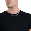 AMOR Halskette Unisex, 925 Silber rhodiniert, Ansicht 3