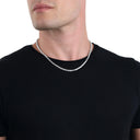 AMOR Halskette Unisex, 925 Silber rhodiniert, Ansicht 3