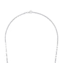 AMOR Halskette Unisex, 925 Silber rhodiniert, Verschluss