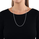 AMOR Halskette Unisex, 925 Silber rhodiniert, Ansicht 2