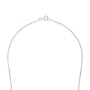 AMOR Halskette Unisex, 925 Silber rhodiniert, Verschluss