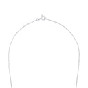 AMOR Halskette Unisex, 925 Silber rhodiniert, Verschluss