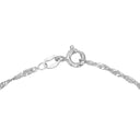 AMOR Halskette Unisex, 925 Silber rhodiniert, Verschluss