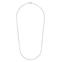 AMOR unisex necklace, rhodium-plated 925 sterling silver, view 4