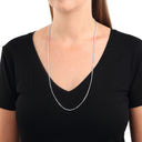AMOR Halskette Unisex, 925 Silber rhodiniert, Ansicht 2