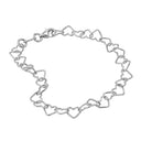 AMOR unisex bracelet, rhodium-plated 925 sterling silver, view 4
