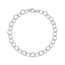 AMOR unisex bracelet, rhodium-plated 925 sterling silver, main image