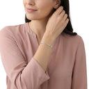 AMOR Armband Unisex, 925 Silber rhodiniert, am Model