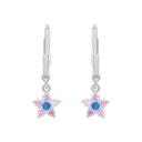 PRINZESSIN LILLIFEE girls' star drop earrings in 925 sterling silver