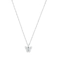 AMOR Halskette Damen, 925 Silber rhodiniert, Motiv Schmetterling, Zirkonia weiß, Hauptbild
