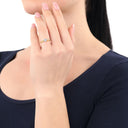 AMOR Ring Damen, 333 Gold, Zirkonia weiß, Ansicht 2