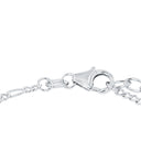 PRINZESSIN LILLIFEE girls' ID bracelet, rhodium-plated 925 sterling silver, clasp