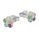 AMOR children's stud earrings, rhodium-plated 925 sterling silver, view 4
