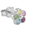AMOR children's stud earrings, rhodium-plated 925 sterling silver, view 5