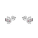 AMOR children's stud earrings, rhodium-plated 925 sterling silver, view 6