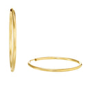 AMOR women's hoop earrings, 375 gold, main image