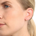 AMOR Ohrring (Creolen) Unisex, 375 Gold, Ansicht 2