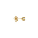 AMOR Ohrring (Ohrstecker) Unisex, 375 Gold, Zirkonia weiß, Ansicht 4