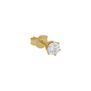 AMOR Ohrring (Ohrstecker) Unisex, 375 Gold, Zirkonia weiß, Hauptbild