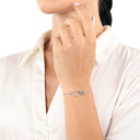 AMOR Armband Damen, 925 Silber rhodiniert, Zirkonia weiß, Ansicht 2