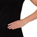 AMOR Armband Damen, 925 Silber rhodiniert, Zirkonia weiß, Ansicht 2
