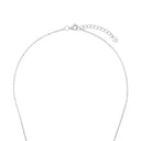 AMOR Halskette Damen, 925 Silber silber / rosévergoldet (bicolor), Motiv Stern, Zirkonia weiß, Verschluss