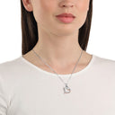 AMOR Halskette Damen, 925 Silber silber / rosévergoldet (bicolor), Motiv Herz, Zirkonia weiß, Ansicht 2