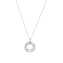 AMOR Halskette Damen, 925 Silber rhodiniert, Zirkonia weiß, Hauptbild