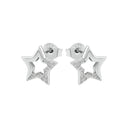 AMOR Ohrring (Ohrstecker) Damen, 925 Silber rhodiniert, Zirkonia weiß, Ansicht 4