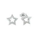 AMOR Ohrring (Ohrstecker) Damen, 925 Silber rhodiniert, Zirkonia weiß, Hauptbild