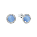 AMOR Ohrring (Ohrstecker) Damen, 925 Silber rhodiniert, Zirkonia weiß, Hauptbild