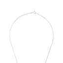 AMOR Halskette Damen, 925 Silber rhodiniert, Motiv Stern, Zirkonia weiß, Verschluss
