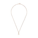 AMOR Halskette Damen, 925 Silber rosé vergoldet, Zirkonia weiß, Ansicht 3