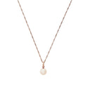 AMOR Halskette Damen, 925 Silber rosé vergoldet, Zirkonia weiß, Hauptbild