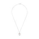 AMOR Halskette Damen, 925 Silber silber / rosévergoldet (bicolor), Motiv Hamsa Hand, Zirkonia weiß, Ansicht 3
