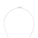 AMOR Halskette Damen, 925 Silber silber / rosévergoldet (bicolor), Motiv Hamsa Hand, Zirkonia weiß, Verschluss