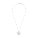 AMOR Halskette Damen, 925 Silber rhodiniert, Zirkonia weiß, Ansicht 3